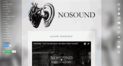 Desktop Screenshot of nosound.net